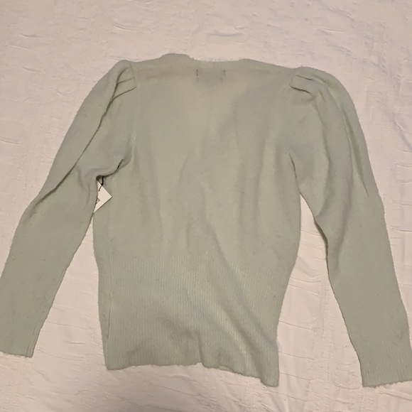 Something Navy size XS mint green ballerina style sweater - Picture 6 of 7